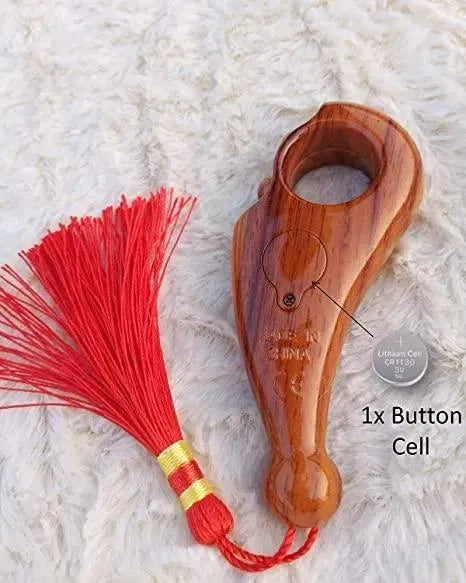 Digital Jaap Mala Counter – Wooden Finger Tasbih with LCD Display